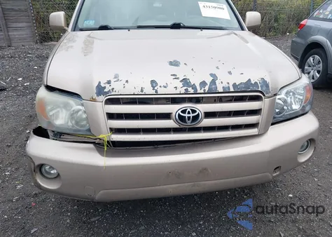 2006 Toyota Highlander V6 z USA, uszkodzony, nr VIN JTEDP21A560094011